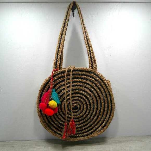 America& Beyond AB Handbags - A&B America & Beyond Handcrafted Woven Rope Summer Boho Bohemian Jute Bag| Purse